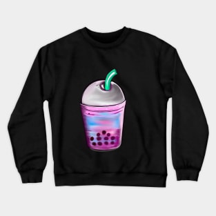 Bubble tea - Boba tea, boba juice, tapioca tea, pearl tea, pearl milk tea, tea shop Crewneck Sweatshirt